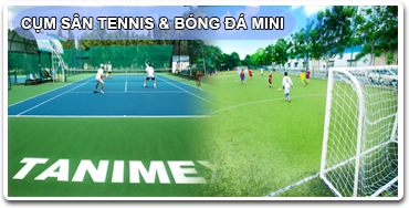 Cum san Tennis - bong da mini 3-3-1